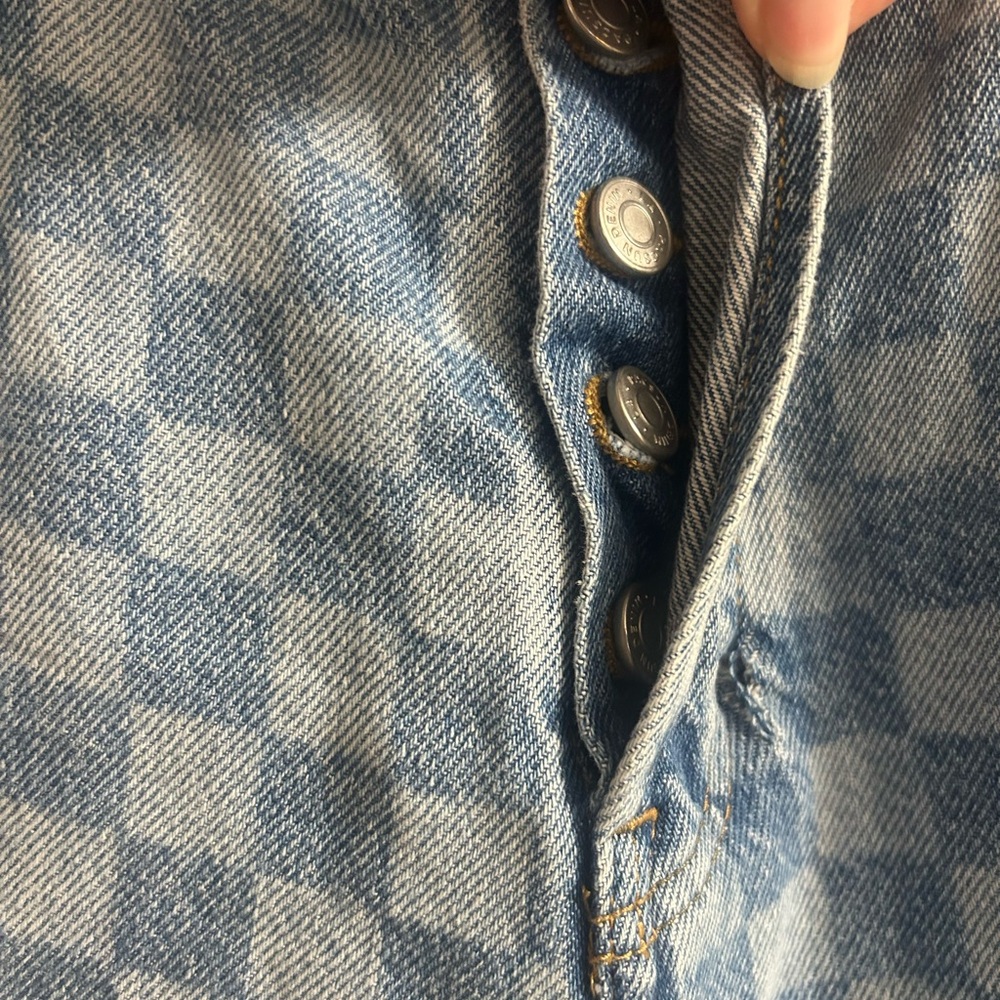 PacSun Blue Checkered Slim jeans 0094 - Picture 7 of 10